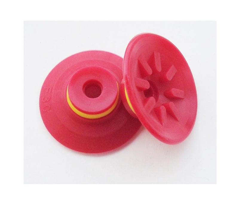 SICOLAS 5 pcs Industrial Flat Vacuum Suction Cup F Series Single-Layer Silicone Robotic Arm Accessory with Ribs (F30) - Image 4